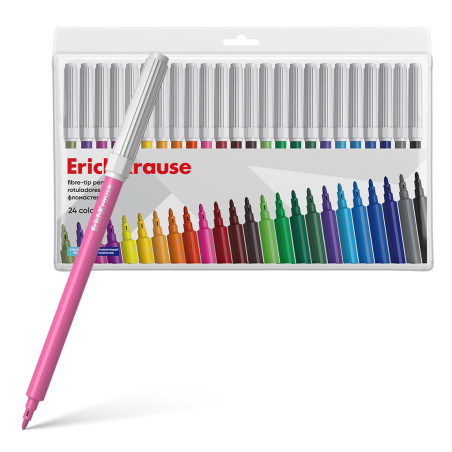 Marcadores de Feltro (24 cores)